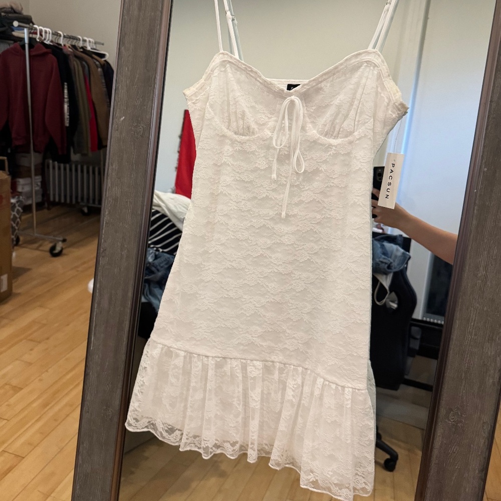 Beverly and Beck White Dress - Small